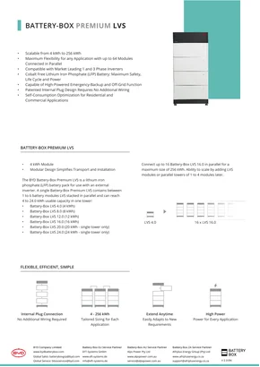 Energieopslagsysteem BYD LVS 4.0 4kWh