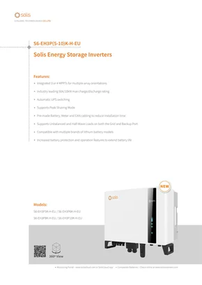 Falownik hybrydowy Solis S6-EH3P5K-H-EU 5000W