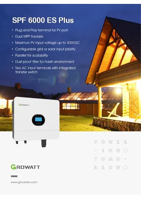 Falownik off-grid Growatt SPF 6000 ES Plus 6000W