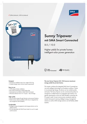 Falownik sieciowy SMA Sunny Tripower 10.0 10000W