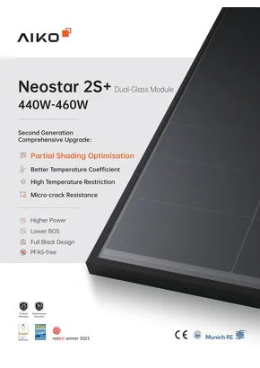 Fotovoltački modul AIKO Neostar 2S+ A445-MAH54Db 445W Full black