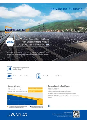 Fotovoltački modul Ja Solar JAM54D40-450/LB 450W Crno