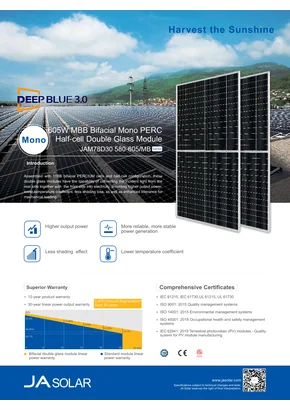 Fotovoltački modul Ja Solar JAM78D30-585/MB 585W