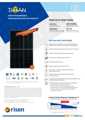 Fotovoltački modul Risen Energy RSM130-8-440M 440W Srebrna