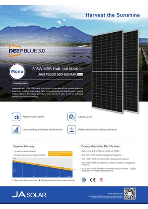 Fotovoltaični modul Ja Solar JAM78S30-590/MR 590W