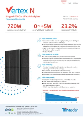 Fotovoltaični modul Trina TSM-NEG21C.20 695W 695W