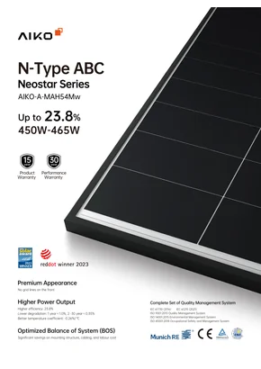 Fotovoltaikus modul AIKO Neostar-A460-MAH54Mw 460W Fekete