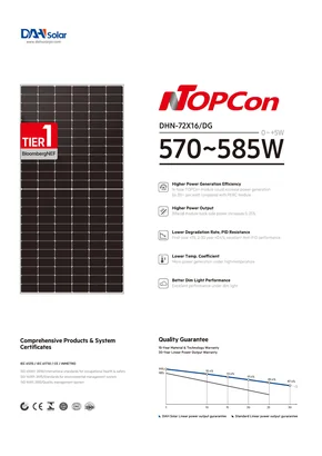 Fotovoltainen moduuli Dah Solar DHN-72X16-DG 580 580W