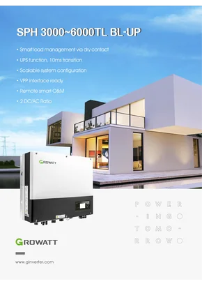 Гібридний інвертор Growatt SPH 3000TL BL-UP 3000W