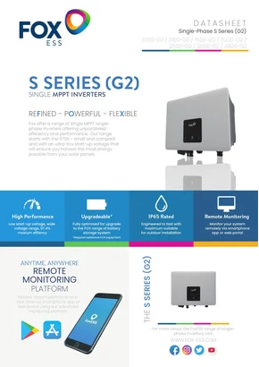 Hálózati inverter Fox Ess S2000-G2 2000W