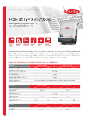 Hálózati inverter Fronius Symo Advanced 10.0-3-M 10000W