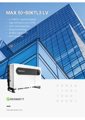 Inverter di rete Growatt MAX 70KTL3 LV 70000W
