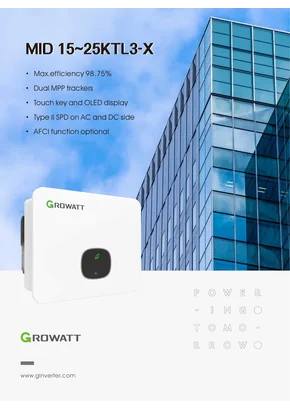 Inverter di rete Growatt MID 17KTL3-X1 17000W