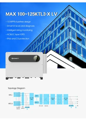 Мережевий інвертор Growatt MAX 110KTL3-X LV 110000W