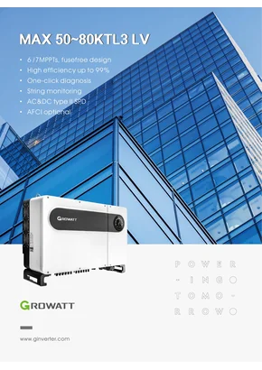 Мережевий інвертор Growatt MAX 50KTL3 LV 50000W