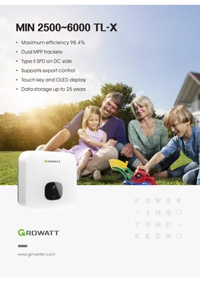 Мережевий інвертор Growatt MIN 4200TL-X 4200W