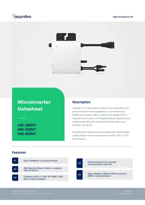 Micro-omvormer Hoymiles HM-350NT 350W