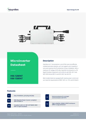 Microinverter Hoymiles HM-1500NT 1500W