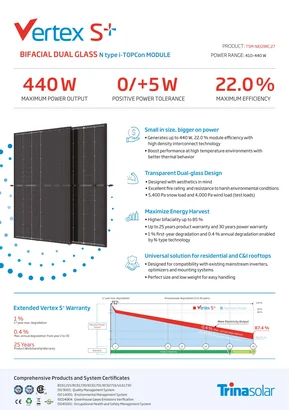 Modul fotovoltaic Trina Vertex S+ TSM-NEG9RC.27 420W 420W