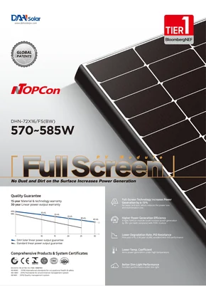 Modulo fotovoltaico Dah Solar DHN-72X16 FS(BW) 585 585W