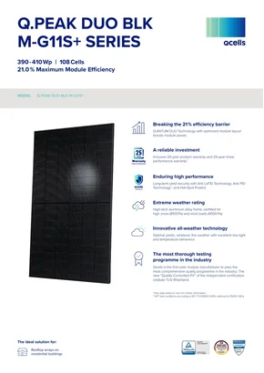 Modulo fotovoltaico Q Cells M-G11S+395 395W
