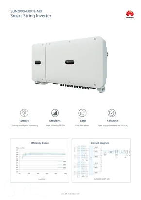 Netzwechselrichter Huawei SUN2000-60KTL-M0 60000W