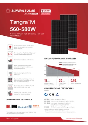 Photovoltaic module Sunova Solar SS-580-72MDH(T) 580W Silver