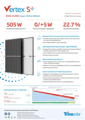 Photovoltaikmodul Trina TSM-505 NEG18R.28 505W Schwarz