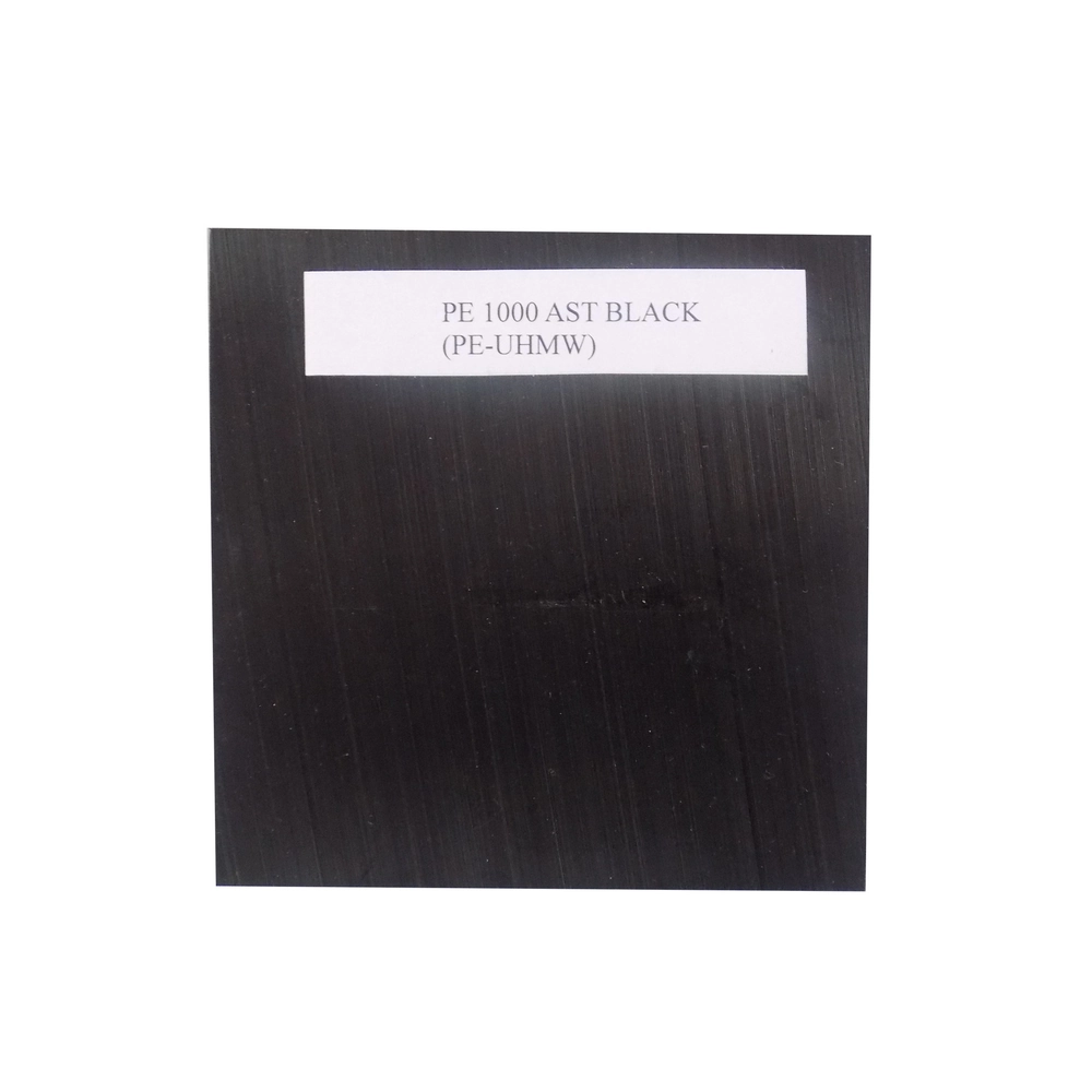 Plate polyethylene PE 1000 AST black thickness in mm 120 format in mm  1000X2000 - merXu