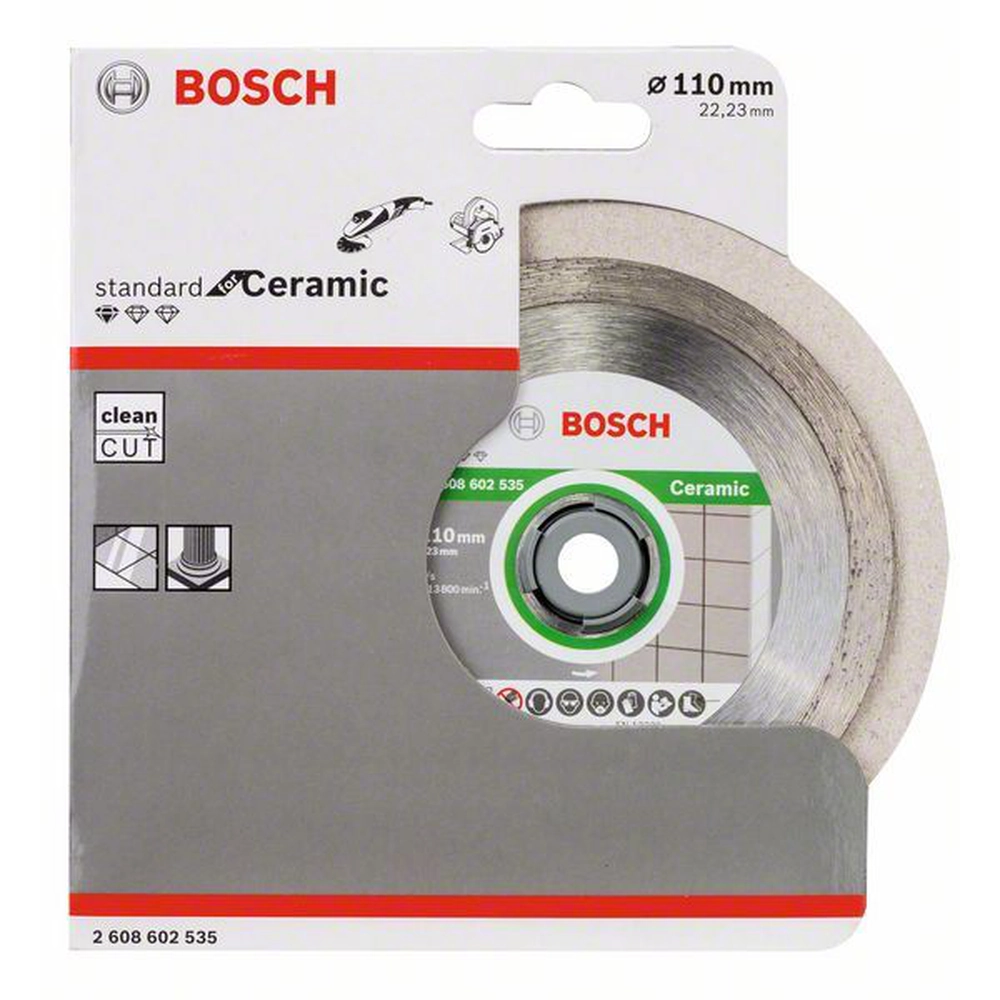 Bosch Diamond cutting disc Standard for Ceramic 110 x 22,23 x 1,6