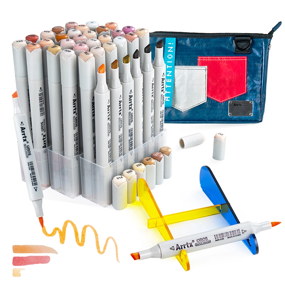 Arrtx Double-sided Marker Pens Oros, 80 Colours - merXu