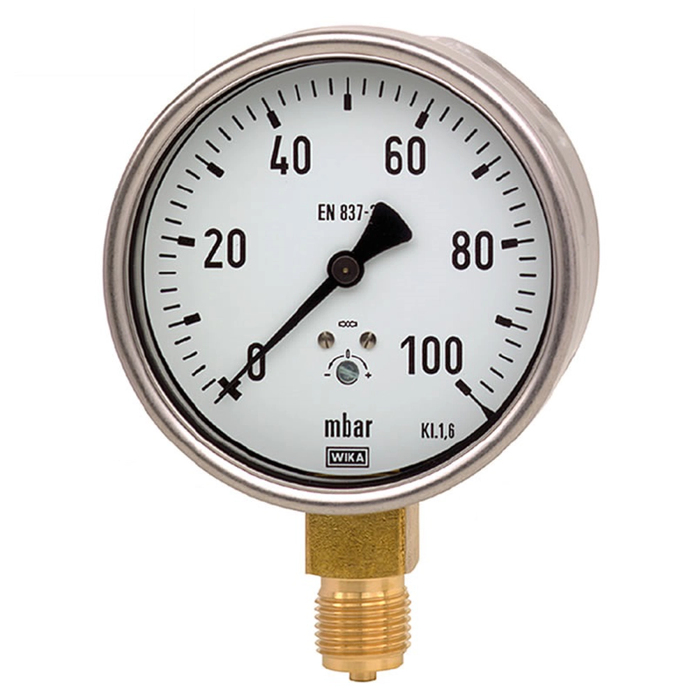 Thermomanometer 1/4" 1/2" ; 0-120 °C ;0-6 Bar Thermo-Manometer 
