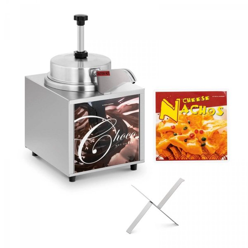 Nacho cheese warmer cheese dispenser restaurant chocolate sauce