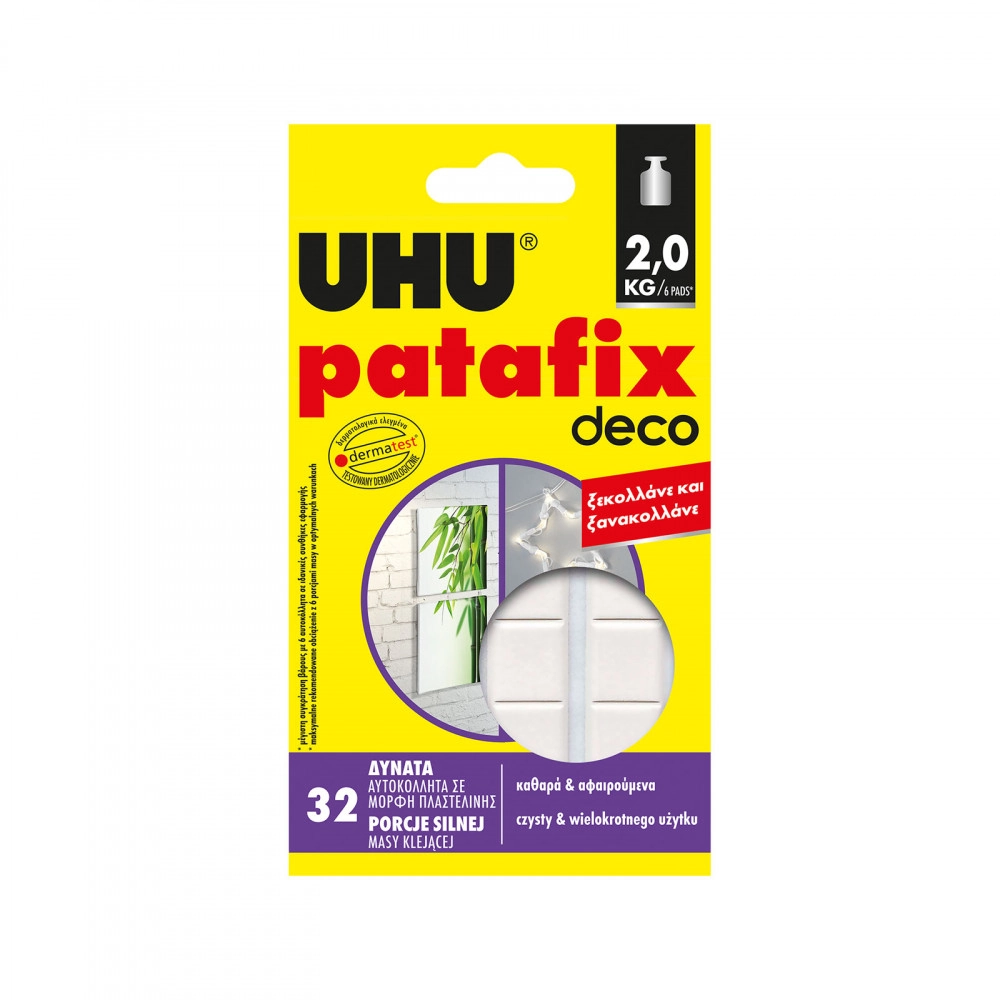 Uhu Patafix homedeco - white plastic glue - 32 pcs / pack - merXu -  Negotiate prices! Wholesale purchases!