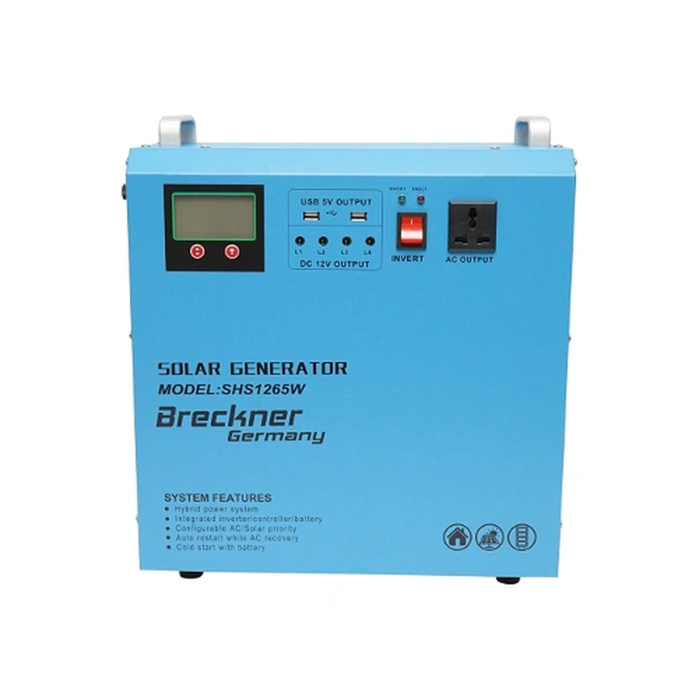 Breckner Wechselrichtersystem 500W PWM-Solarregler 12V 20A