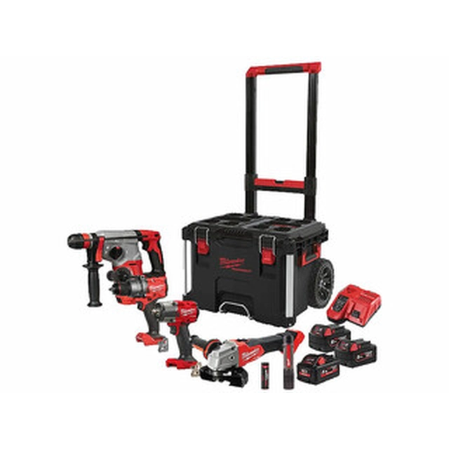 -125000 COUPON HUF - Milwaukee M18FPP4D-555T paquet de machines