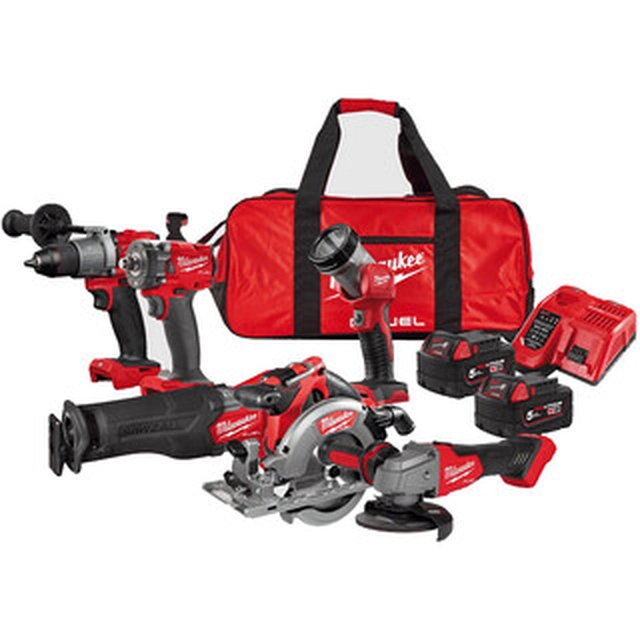 -150000 KUPON HUF - Milwaukee M18FPP6L2-502B pakiet maszynowy