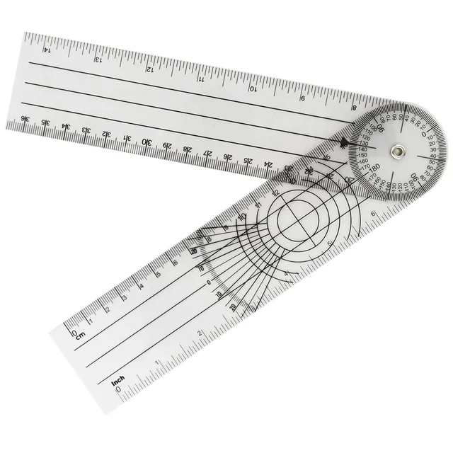 0-140mm 360 gradual Protractor Angle Ruler