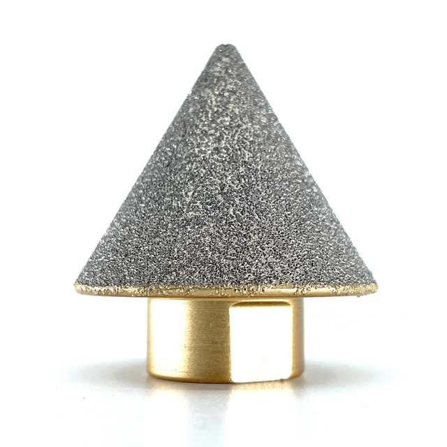 Conical diamond cutter for grinding in ceramic tiles, stone, 2-38mm - DXDY.FCON.2-38