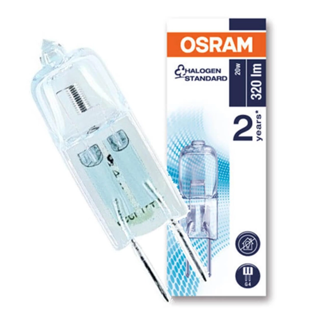 LED halogen bulb G4 20W 320LM 12V Oven OSRAM OSRHAL0001 - Osram halogen bulb G4 12V 64428 for ovens - merXu