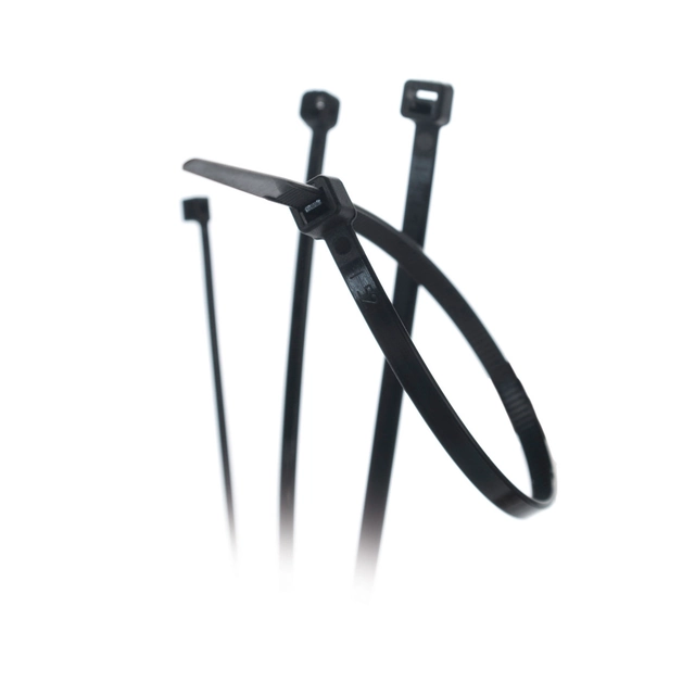 cable tie CV-165MW (165x2,5mm) (UV) black,opk=100szt.