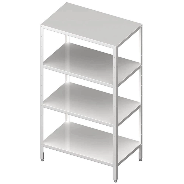 Storage rack | full shelves | 800x500x1800 mm | twisted