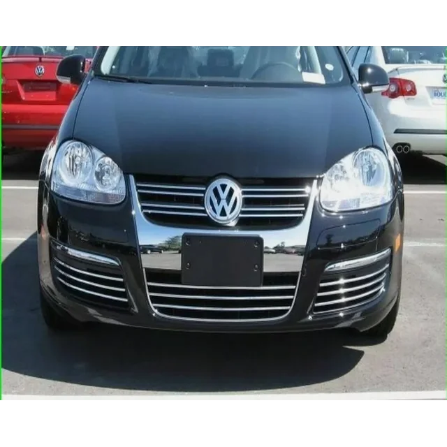 05-10 VW VOLKSWAGEN JETTA- Chromové lišty, chromovaná mřížka