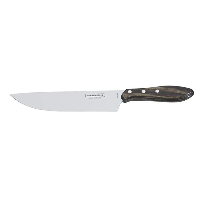 Carving knife 200 mm, Churrasco line, dark brown