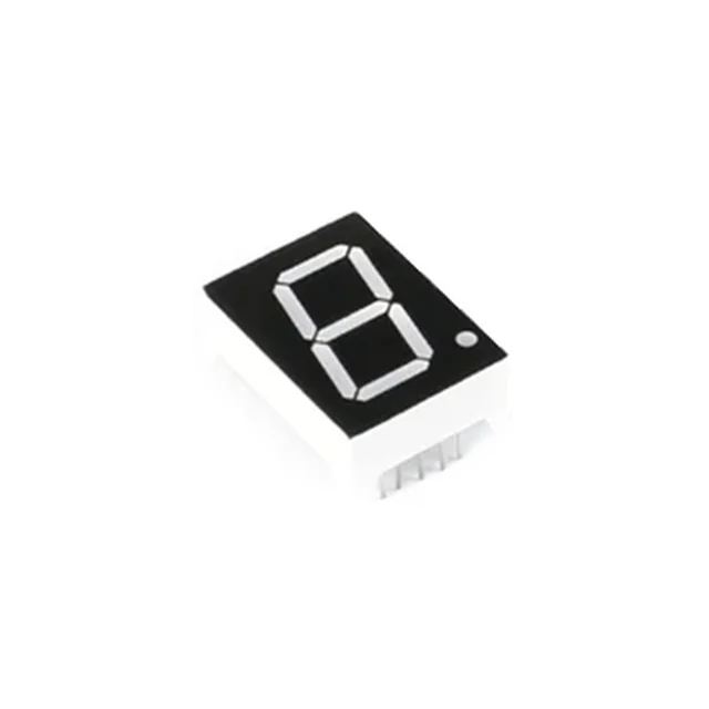 0.56'' tomme 1x LED-display 7 segment 2VDC Common Anode +
