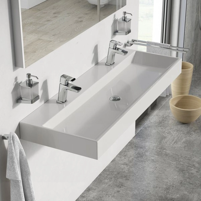 Cast washbasin Ravak Natural, Duo 120 cm