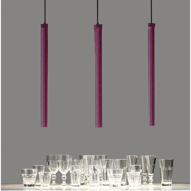 LEDsviti Purple LED hanging thin lamp 5W 30cm 4000K (12965)