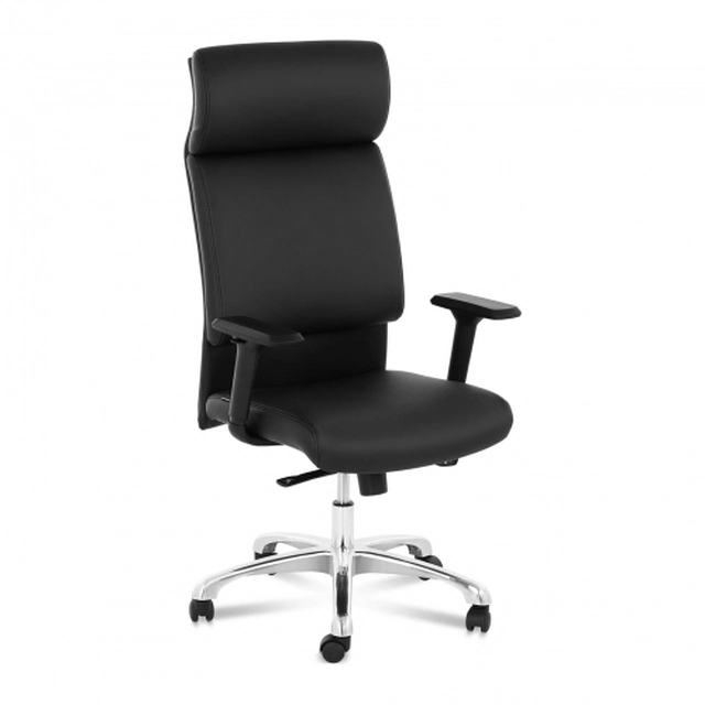 Upholstered office armchair