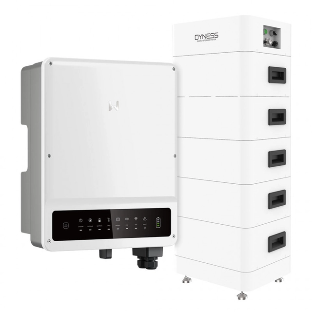 1 x GoodWe GW-10K-ET Plus +1 x Dyness BDU +5 x Dyness HV9637, 480 IN,17.75 kWh