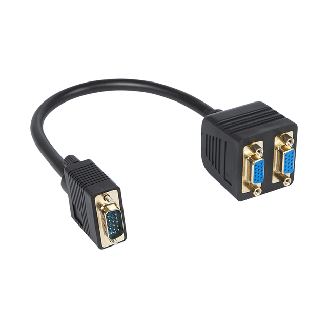 VGA splitter VGA PLUG - 2 SOCKETS